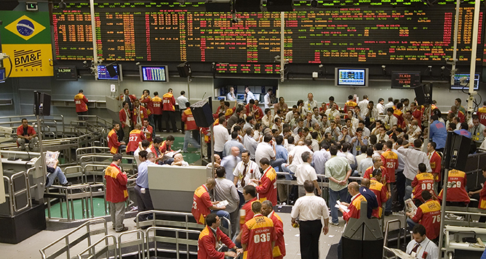 Brazil's Mercantile and Futures Exchange in Sao Paulo