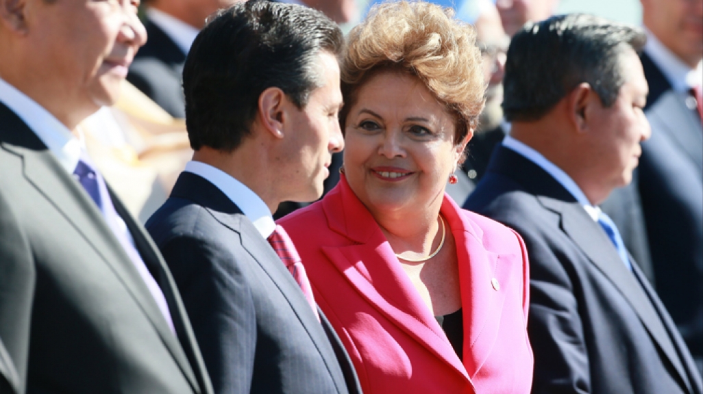 Dilma Rousseff and Enrique Peña Nieto