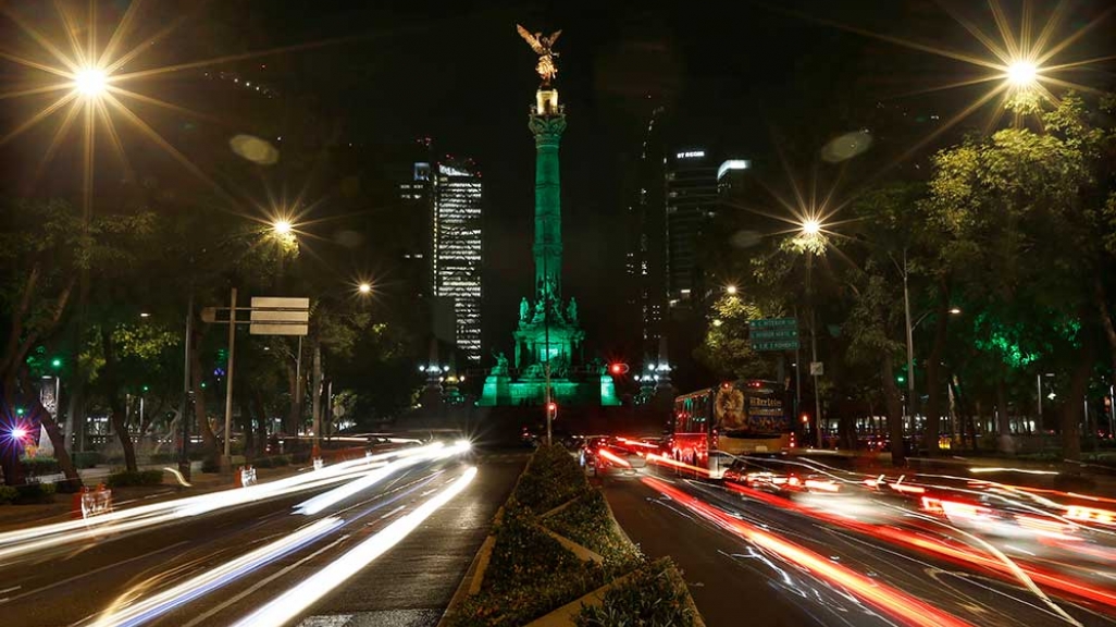 Angel de Independencia en la Ciudad de México