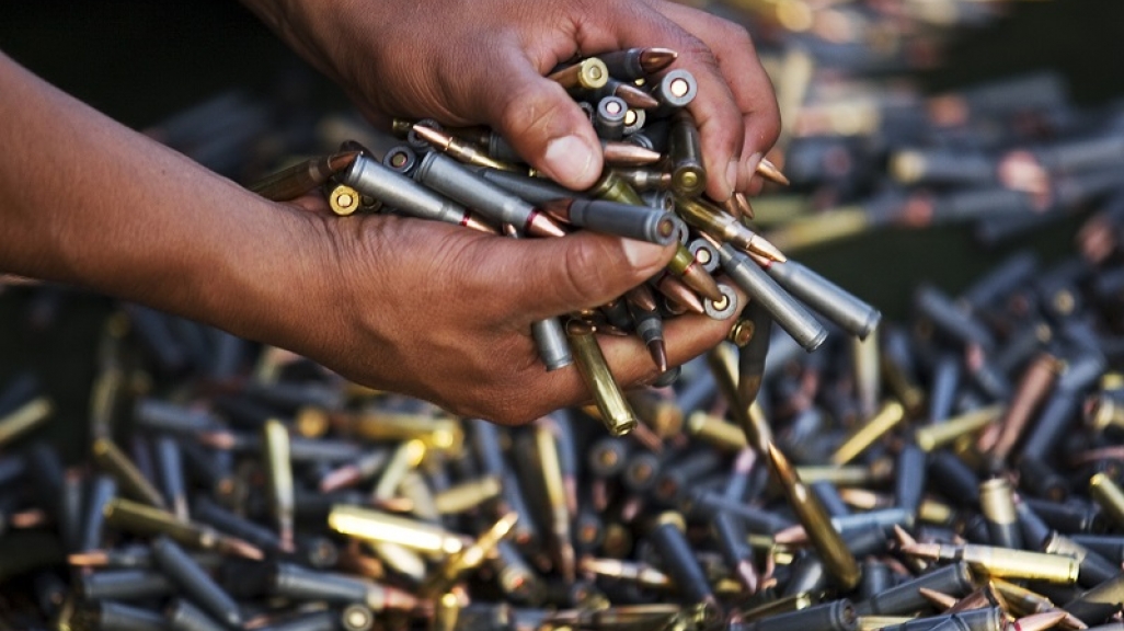 Seized bullets in Mexico. (AP)