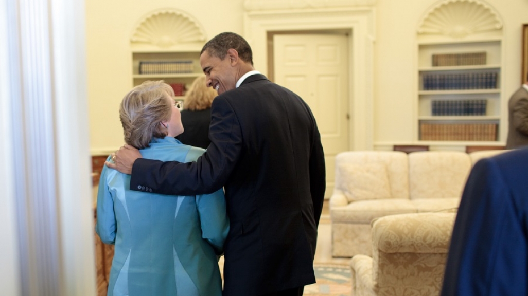 Bachelet and Obama