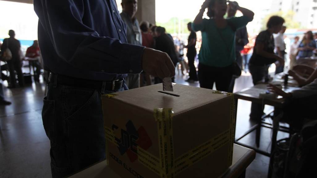Voters in Venezuela