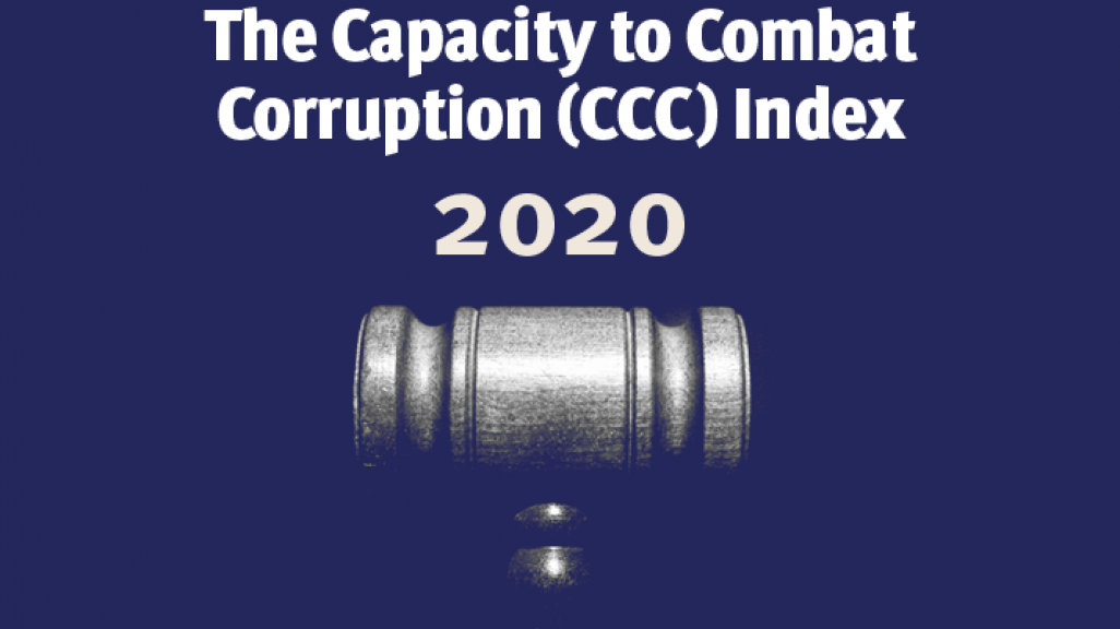 The 2020 Capacity to Combat Corruption (CCC) Index