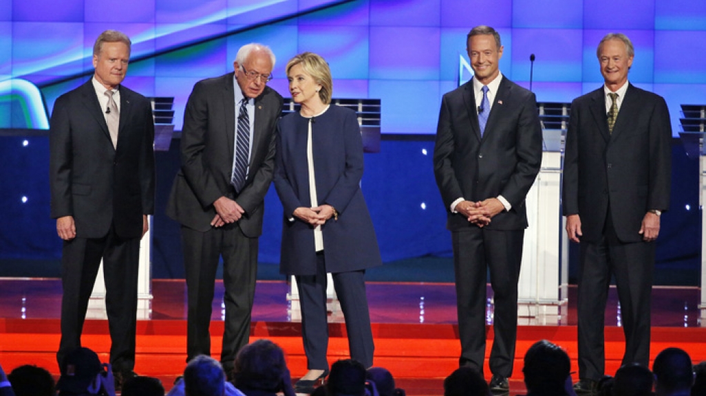 Democratic candidates have their first debate ahead of the 2016 presidential election