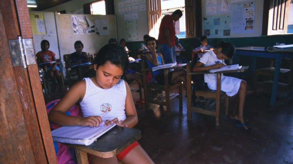 School Children in the Amazon region of Brazil