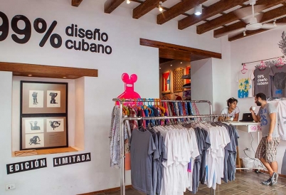 Clandestina's store in Old Havana.