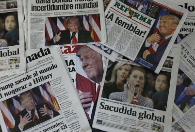 Mexican newspapers on Trump's win