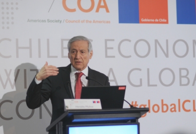 Heraldo Muñoz el conferencia de AS/COA en Santiago, Chile