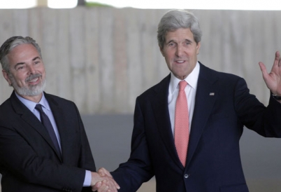 John Kerry and Antonio Patriota