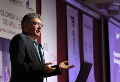 Maurcio Cardenas en la conferencia de AS/COA en Bogota