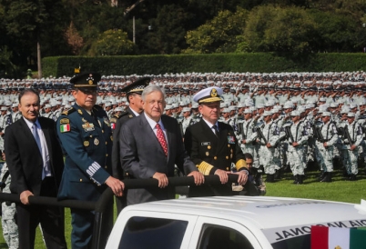AMLO inaugurates Mexico's National Guard.