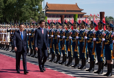 Canada's PM Justin Turdeau in China
