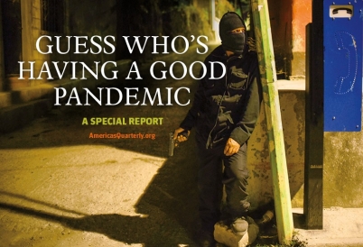 Cover of Americas Quarterly issue on organized crime