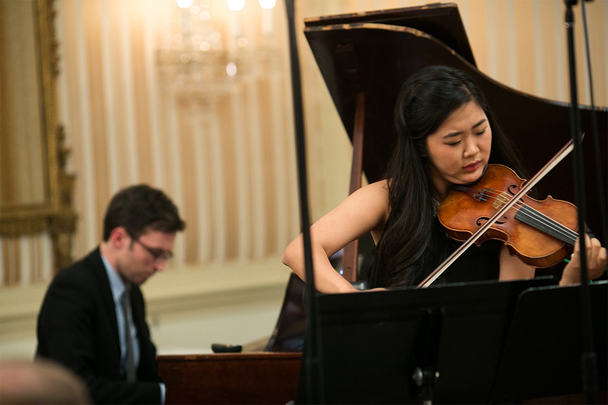 Conor Hanick and Kristin Lee
