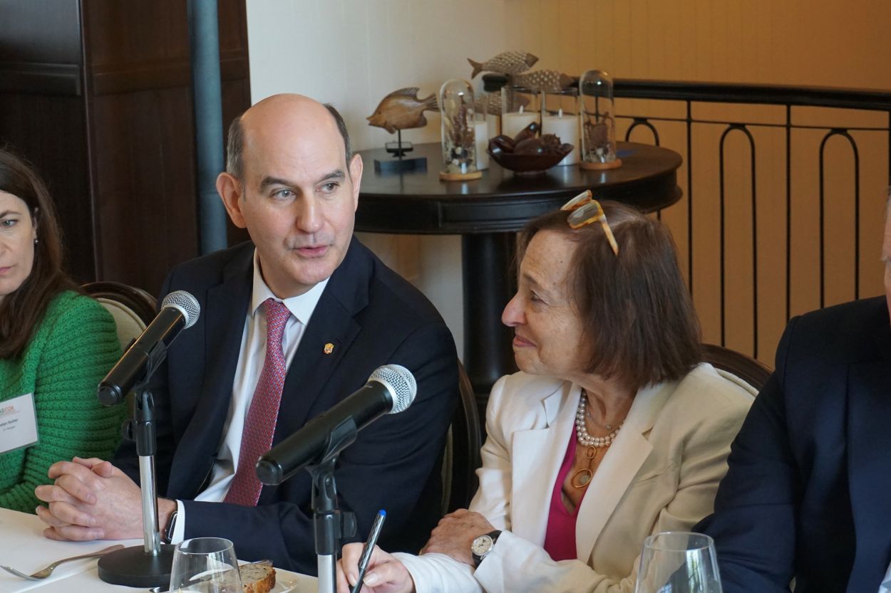 Felipe Chapman y Susan Segal