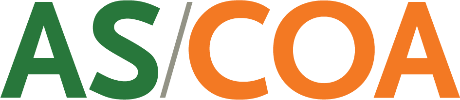 Americas Society/Council of the Americas green and orange logo