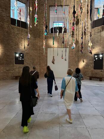 Trip to São Paulo Bienal with AAC members, 2023.