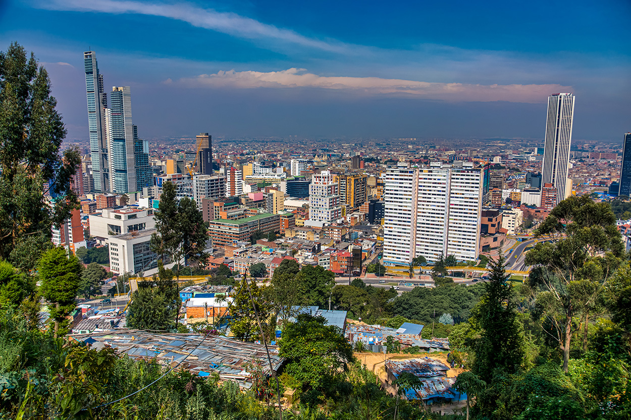 Panoramic view of the city of Bogota (Adobe Stock)