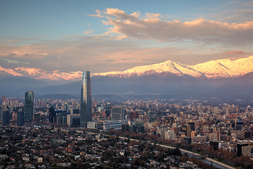 Santiago Chile Skyline