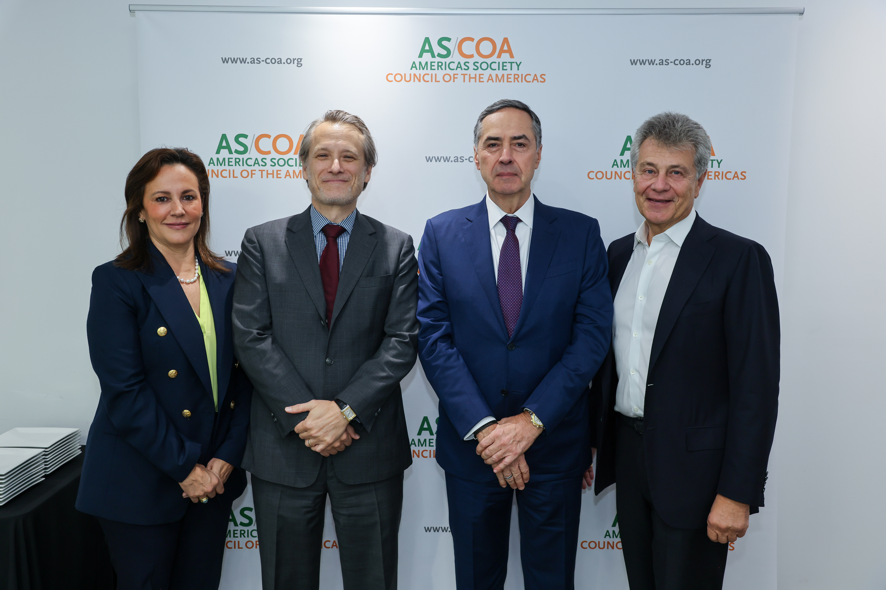 Justice Luis Roberto Barroso poses for a photo at AS/COA Miami