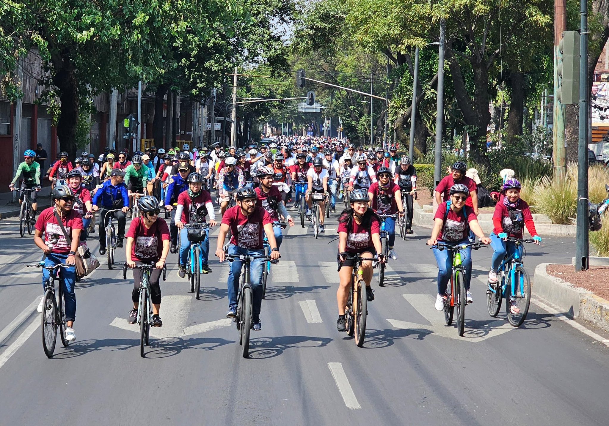 Cyclists in Mexico. (Secretary of Mobility of Mexico City)