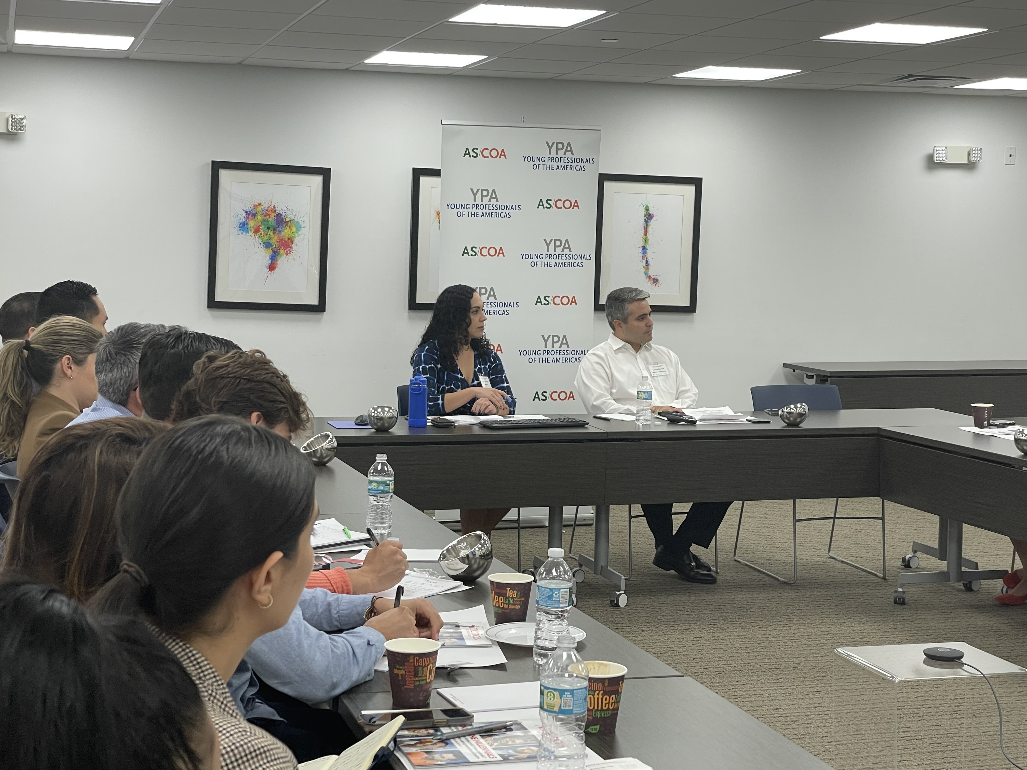 Carlos Barrera and audience 