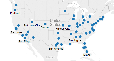 Immigration map