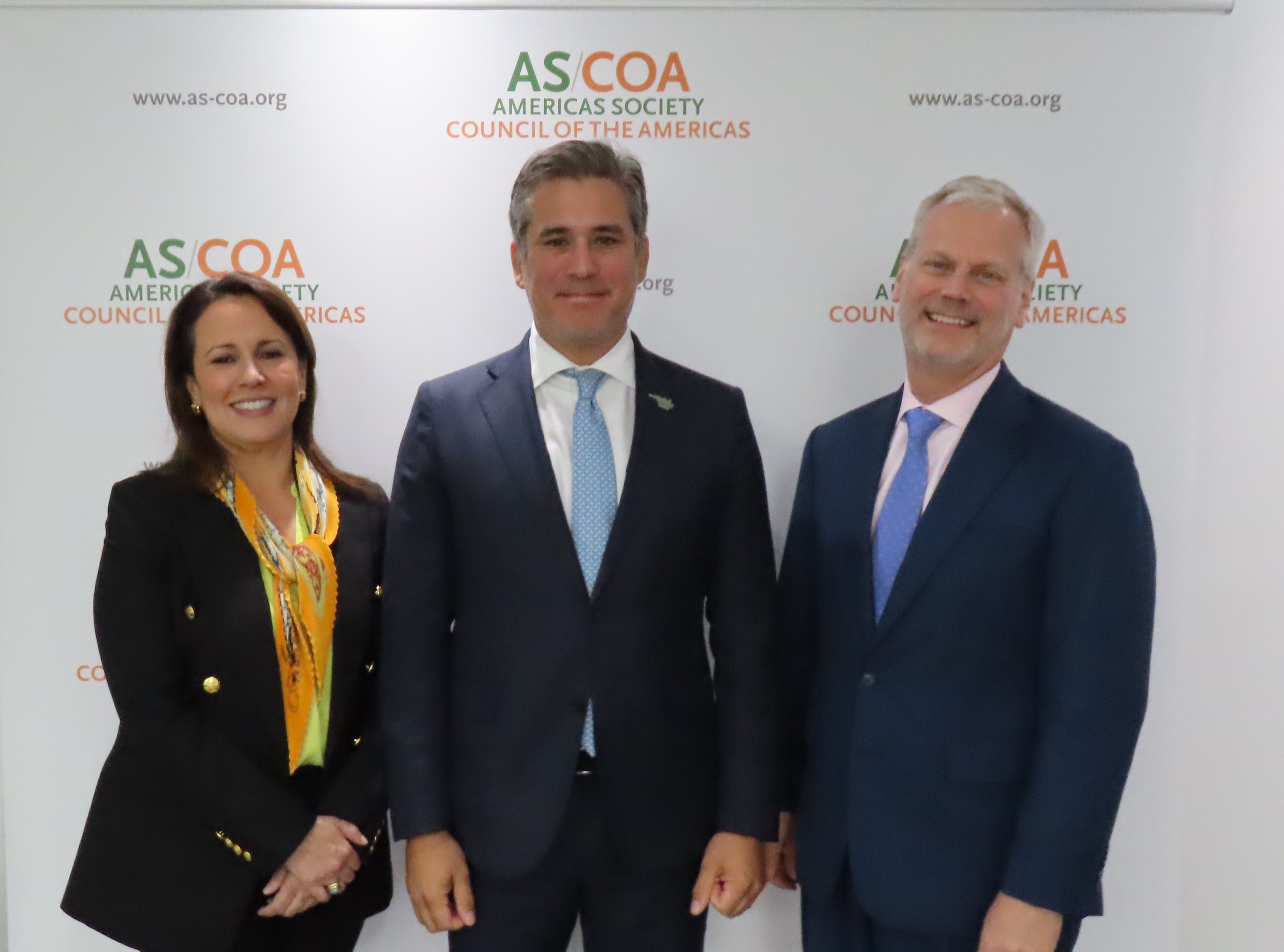 Manuel Tovar, Minister of Foreign Trade of Costa Rica & AS/COA Leadership in Miami 