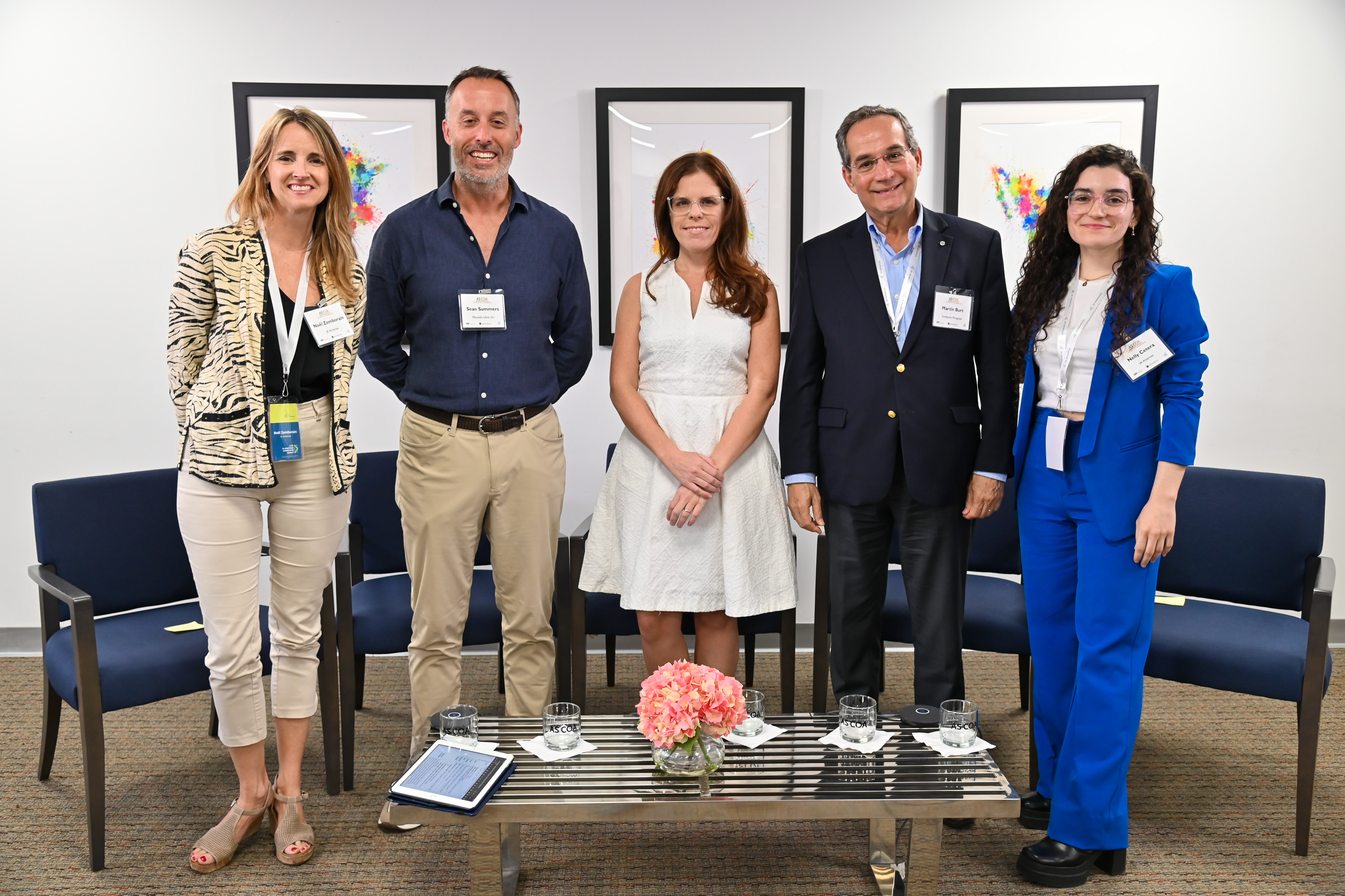 Photo with panelists