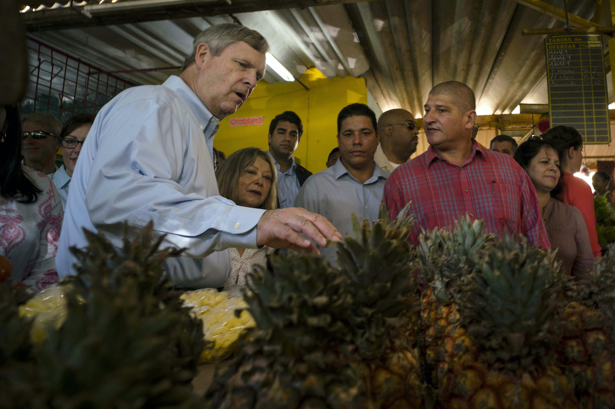 Tom Vilsack in Havana in 2015.