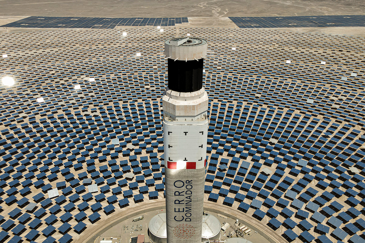 Solar panels in Chile. (AP)