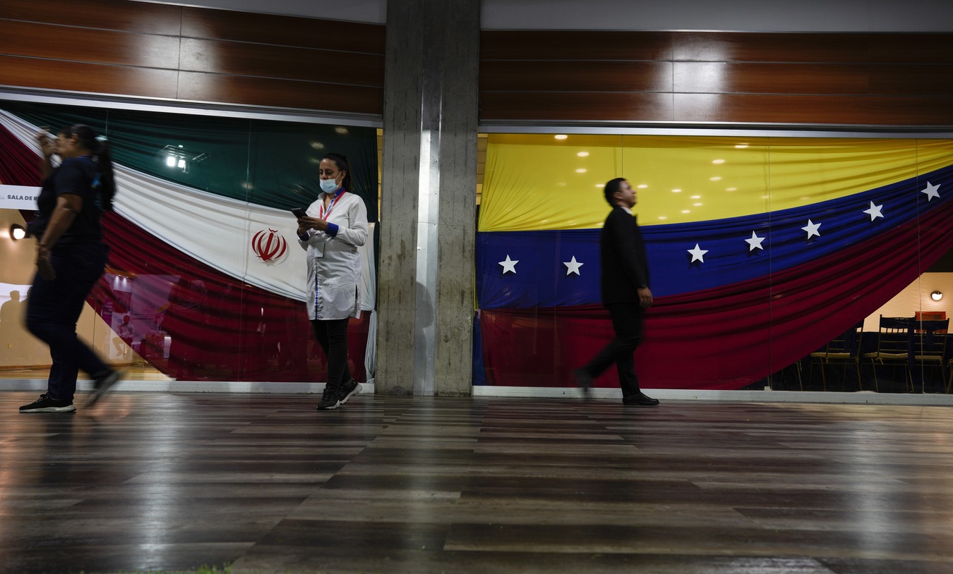 Participants in the Venezuela Iran Science Fair. (AP)