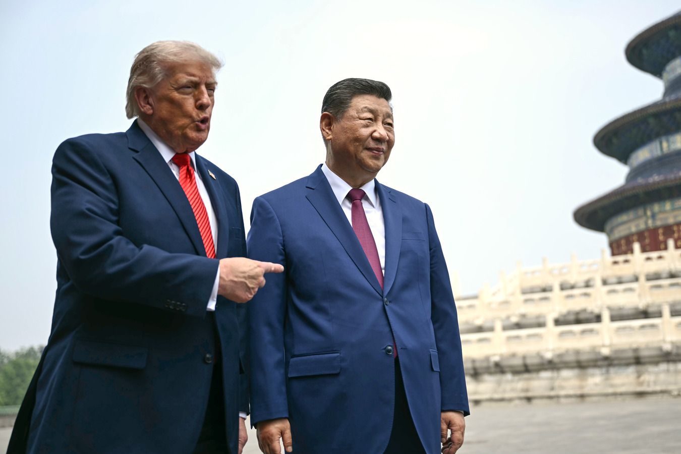Donald Trump and Xi Jingping