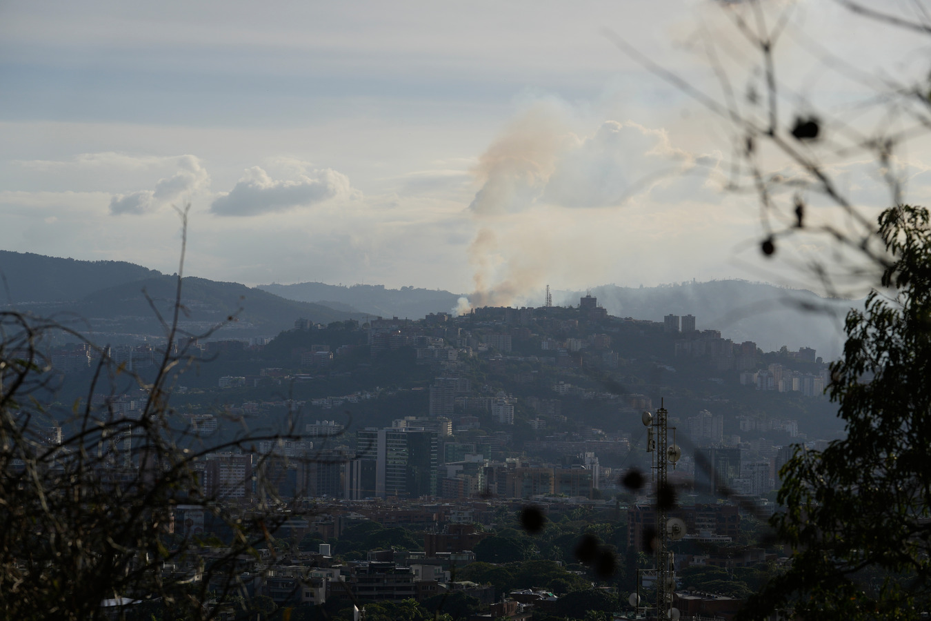 Caracas, Venezuela after the January 3 U.S. military operation. (AP)