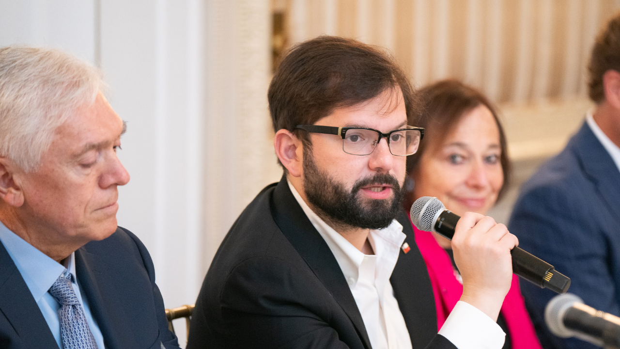 Gabriel Boric. (Photo: Roey Yohai Studios)