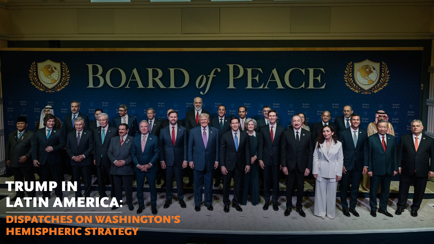 Attendees of the first Board of Peace meeting. (White House)