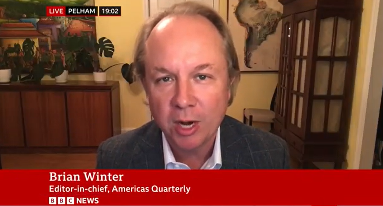 Brian Winter at the BBC