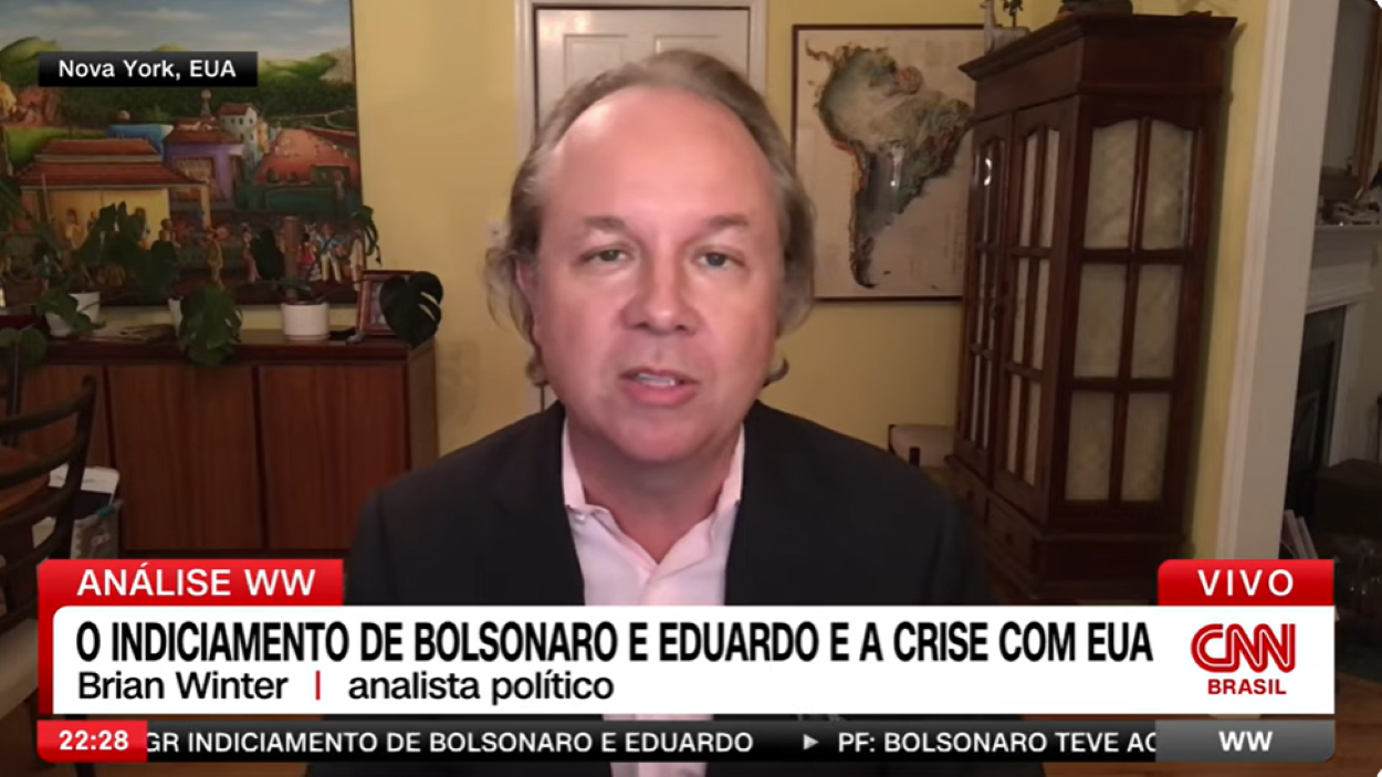 Brian Winter with CNN Brasil