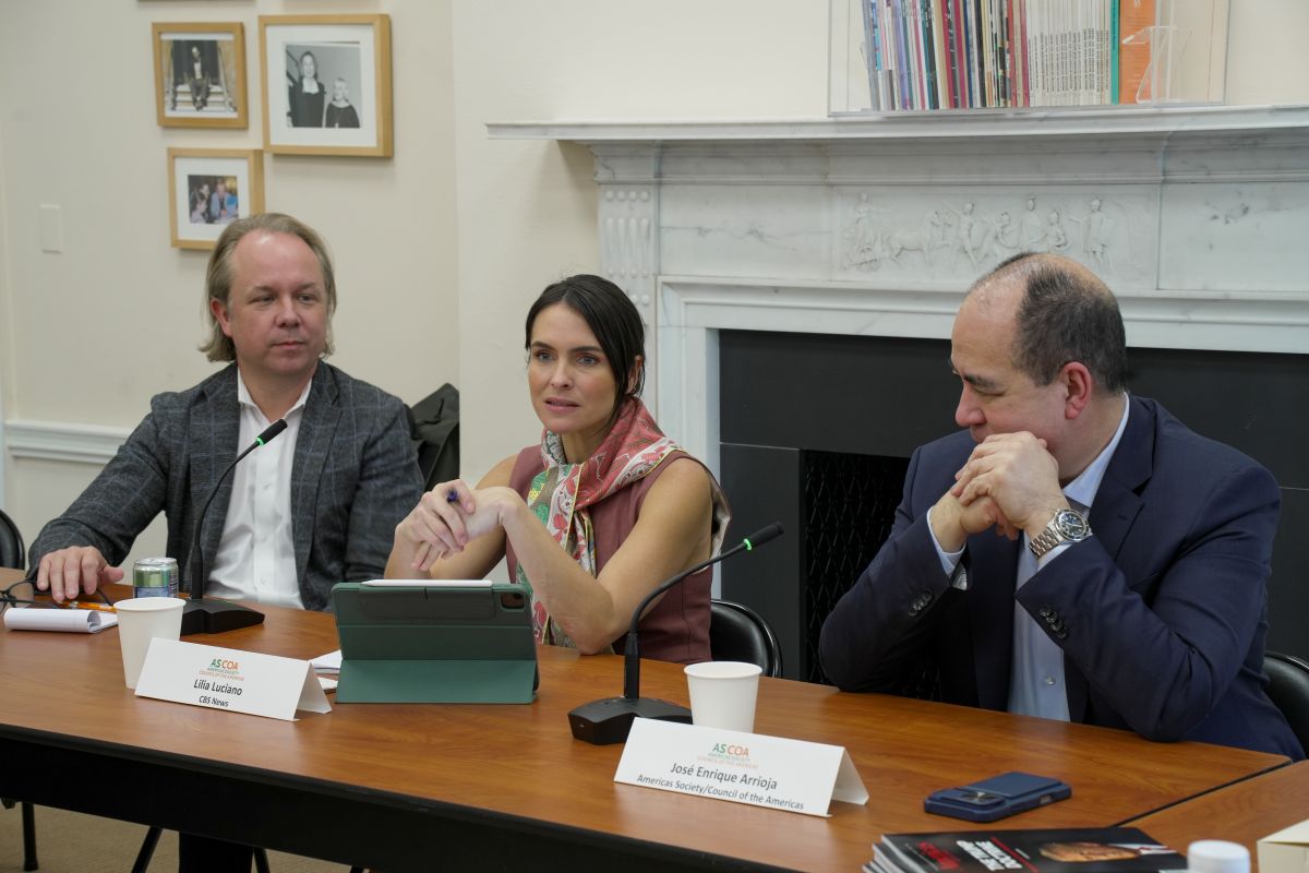 Three speakers at the event