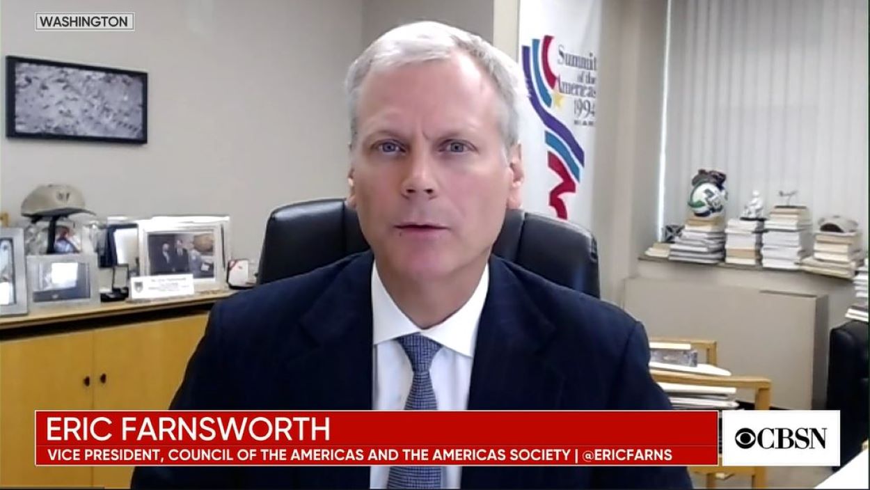 Eric Farnsworth on CBS News