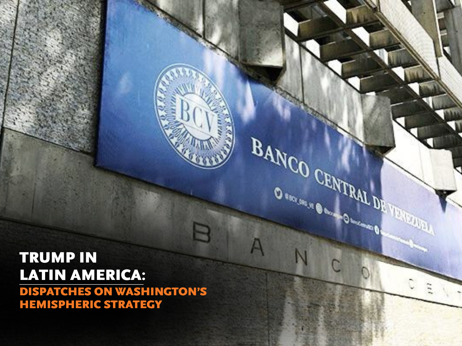 Central Bank of Venezuela. (BCV on Instagram)