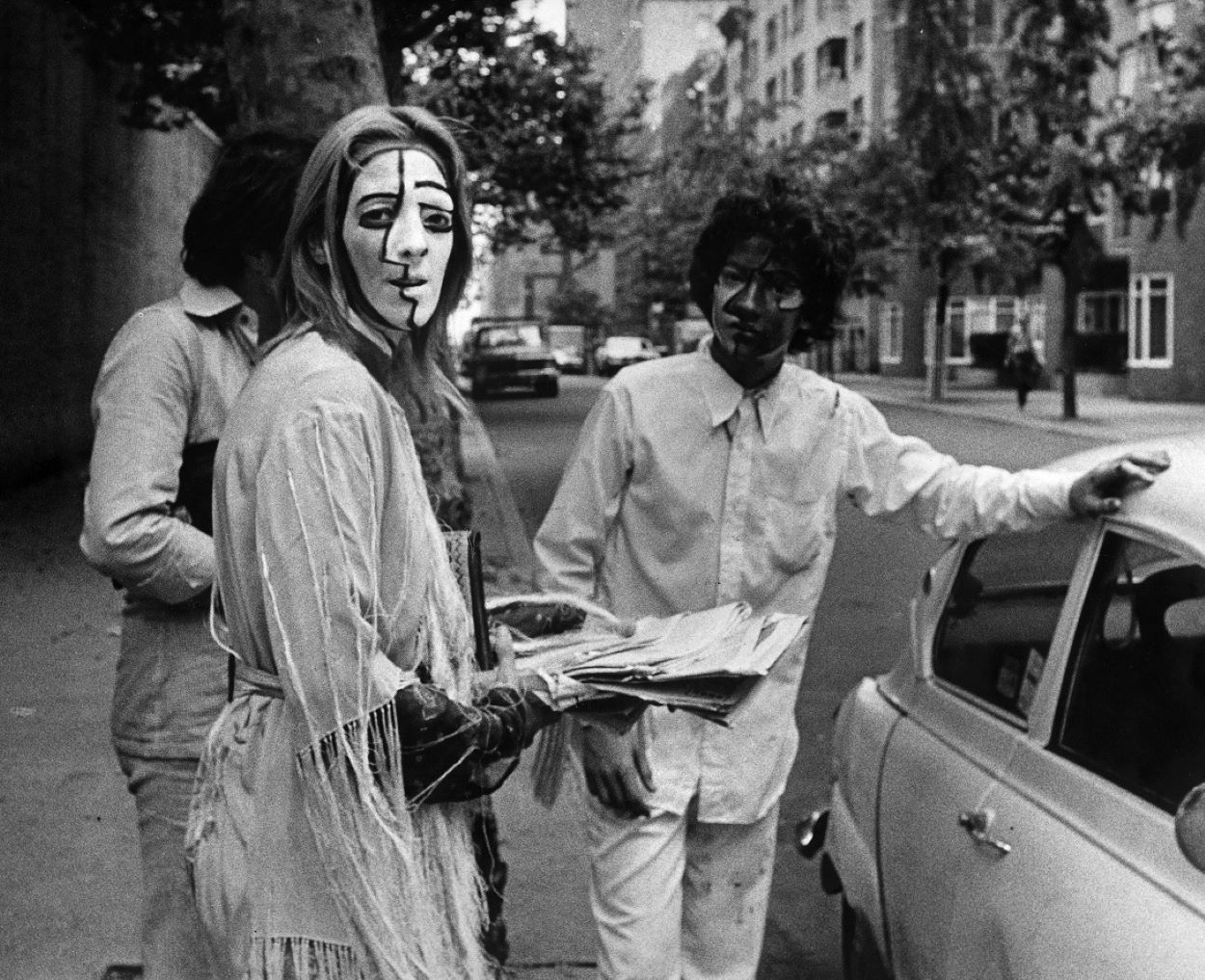 Marta Minujín, “Kidnapping,” (1973), photographic and ephemera documentation of Happening (courtesy of Marta Minujín Archive and Herlitzka + Faria)