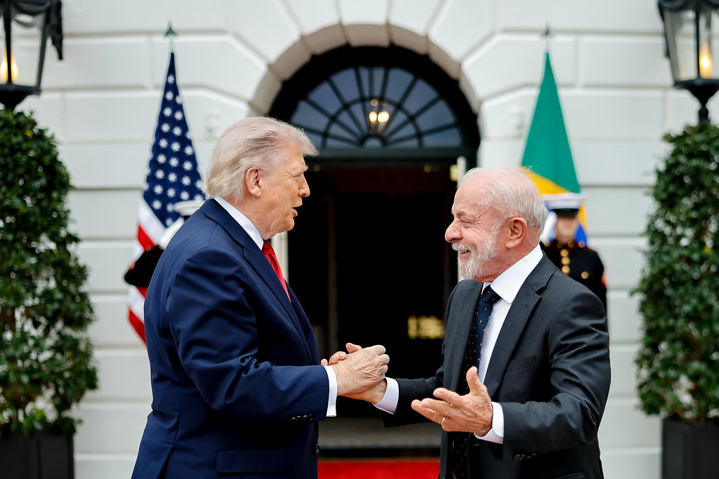 U.S. President Donald Trump and Brazilian President Lula da Silva