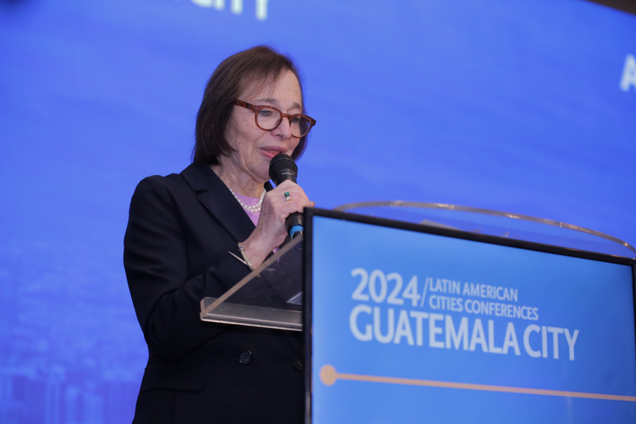 Susan Segal en la Latin American Cities Conference: Guatemala City