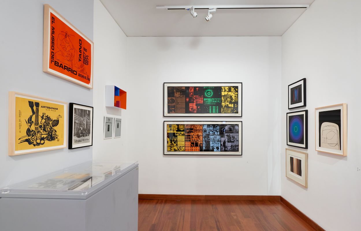 Installation of This Must Be the Place: Latin American Artists in New York, 1965 – 1975 Part II at Americas Society. (Image: Arturo Sánchez)