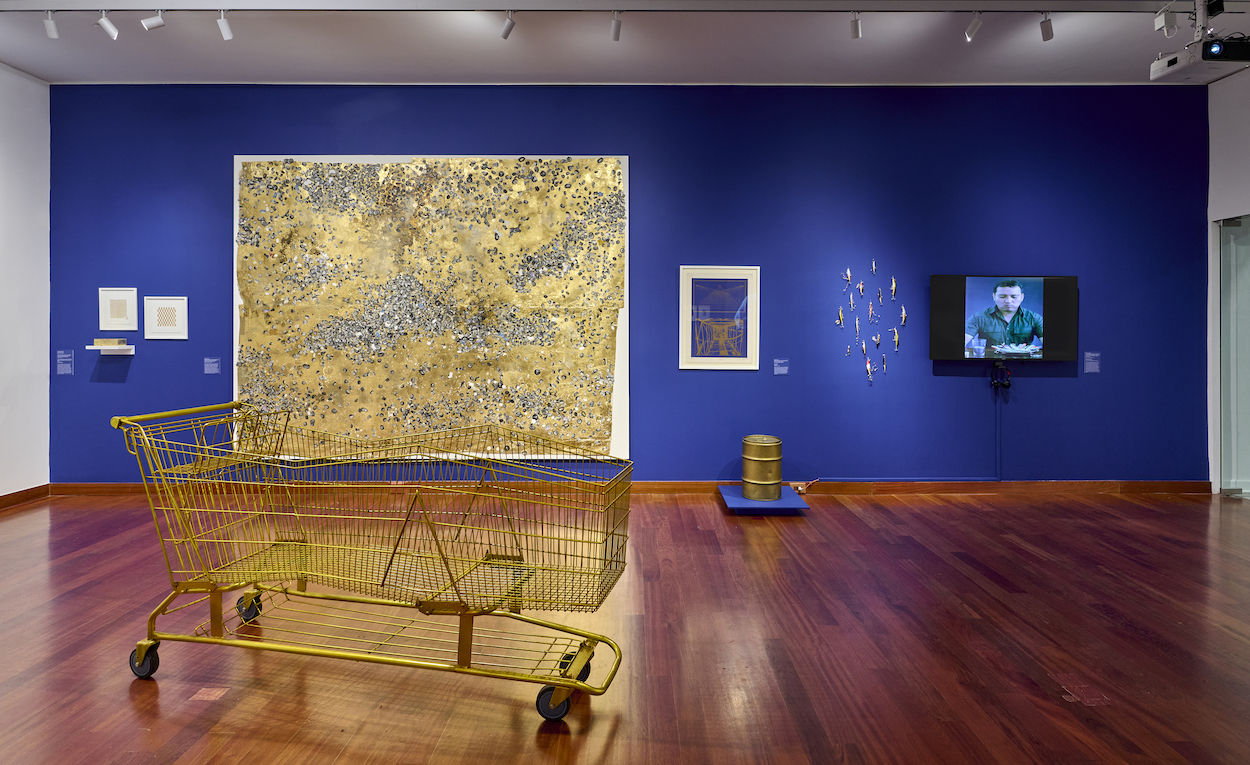 Art pieces from El Dorado: Myths of Gold exhibition