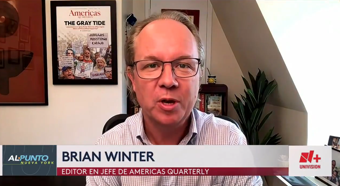 Brian Winter en Univision