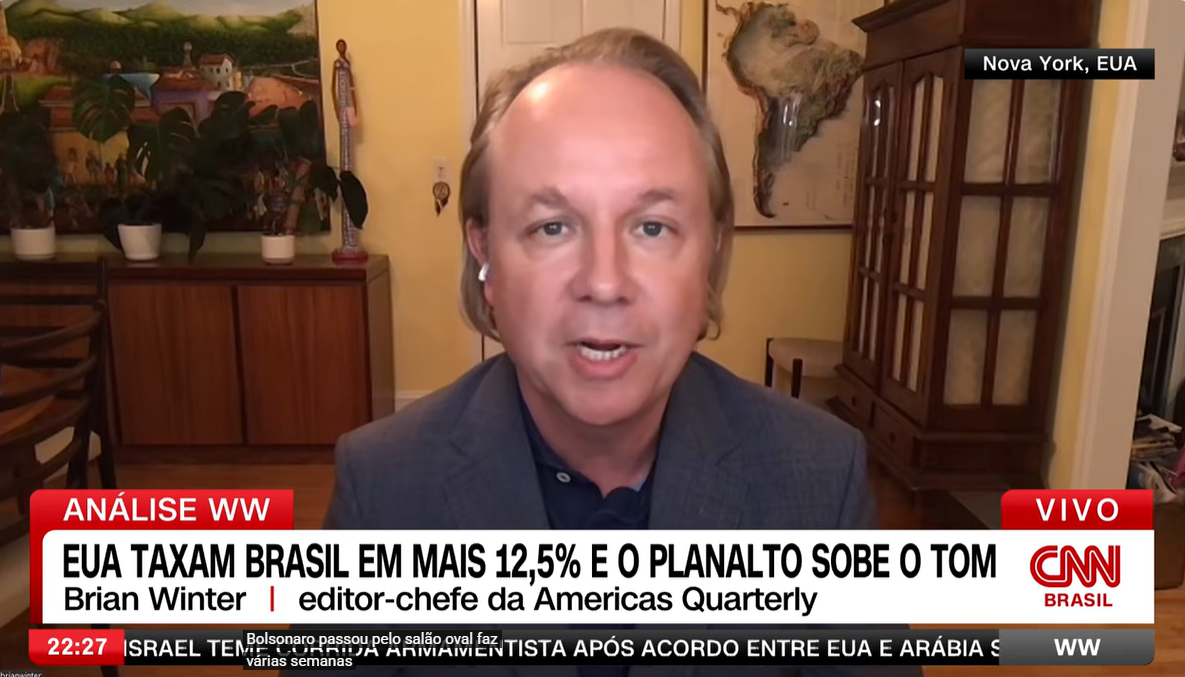 Brian Winter on CNN Brasil