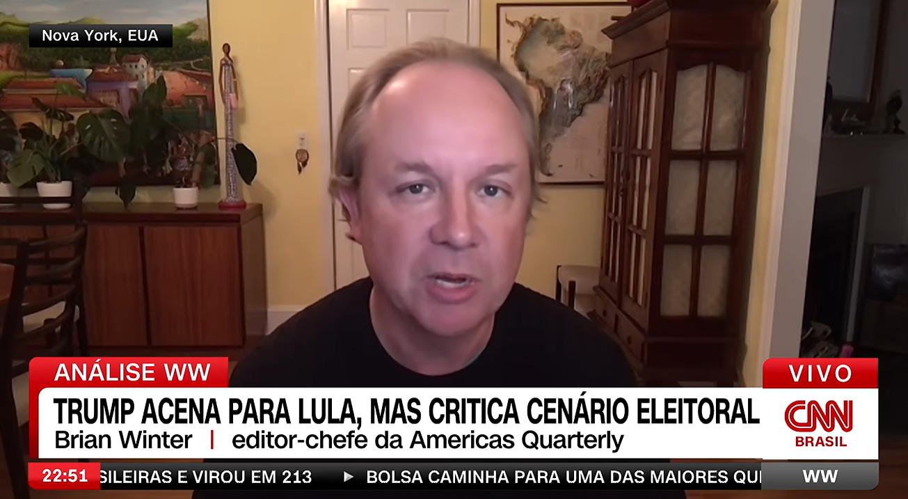 Brian Winter on CNN Brasil