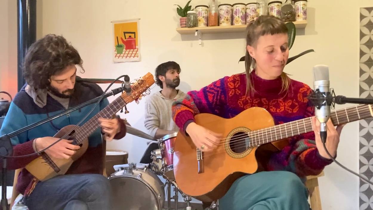Federico Vázquez, Gabriel Morán, Cande Marzinotto